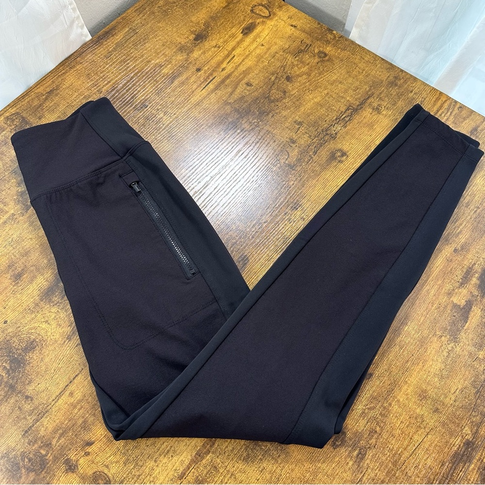 Athleta Headlands Hybrid Tight Moto Pants, Black, 0 - Picture 7 of 16